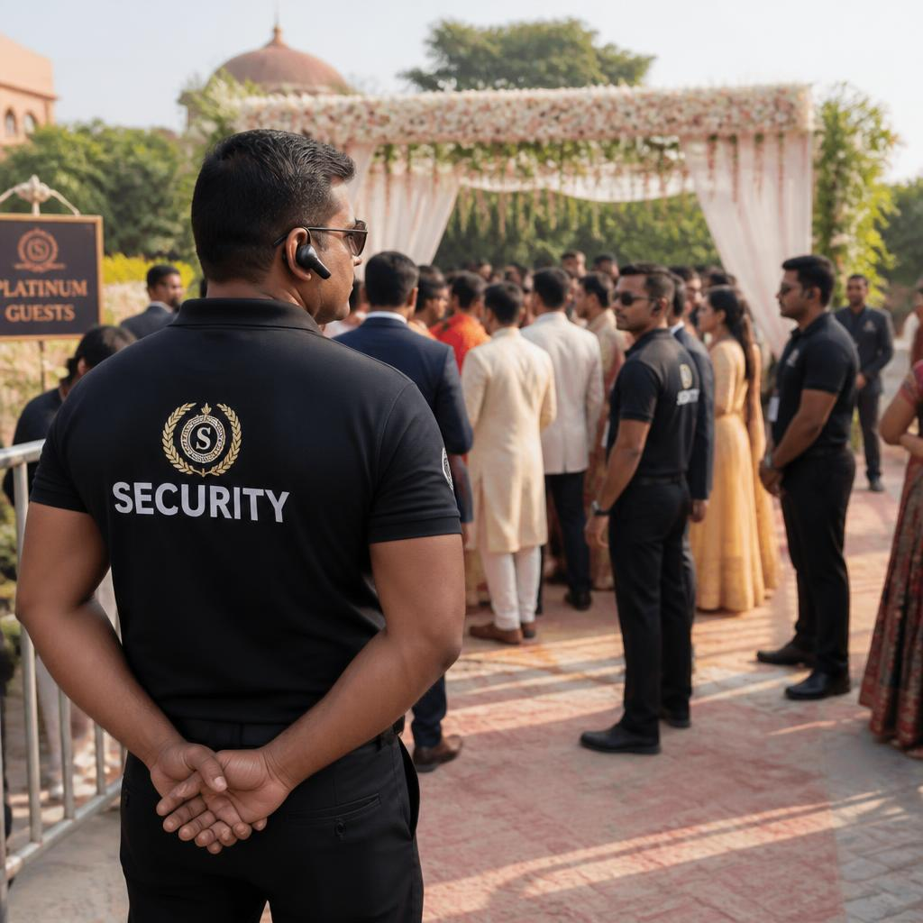 Event security at a wedding